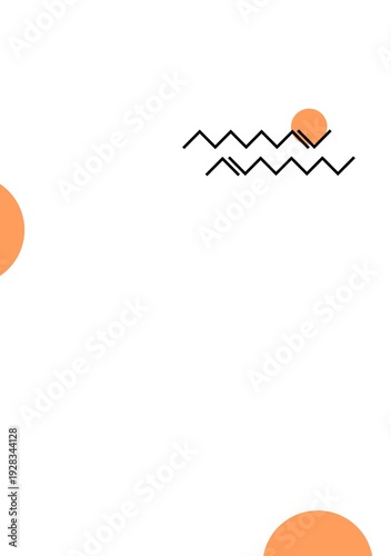 Abstract orange vector illustration background featuring a romantic paper heart symbol for a Valentine's Day celebration card design