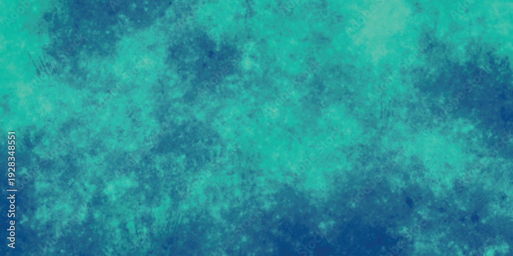 Fototapeta premium Teal and deep blue textured abstract background