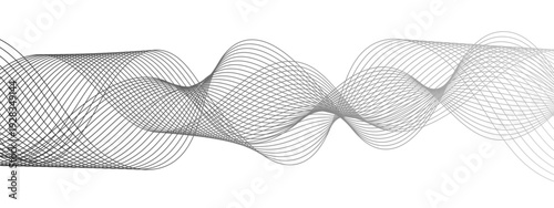 Vector Dynamic Lines, A Minimalist Abstract Art Piece Featuring Flowing Grids And Graceful Curves, Suggesting Movement And Data Flow, Is Ideal For Modern Designs