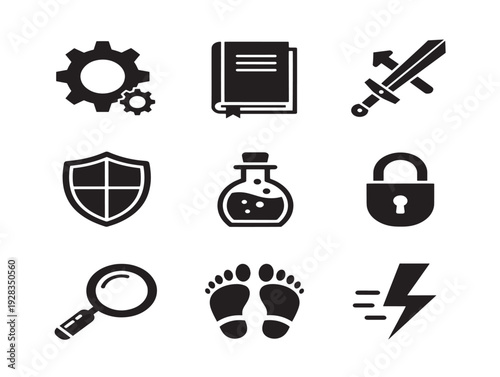 Professional and Eye Catching Skill Progress Tracking Icons