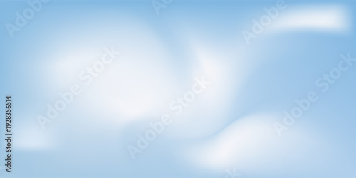 Sky blue and cream gradient mesh background. Refreshing abstraction artwork. Vector Illustration.