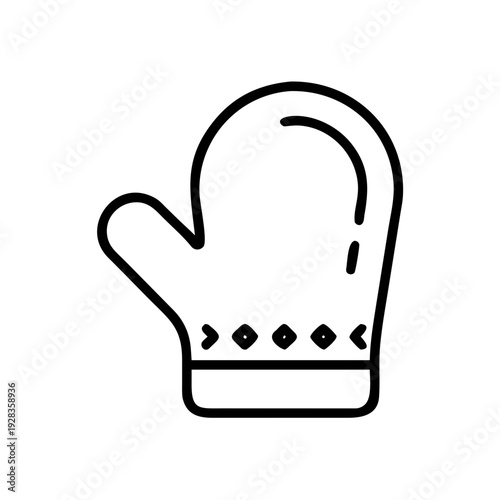 Oven Mitt for web and graphic design