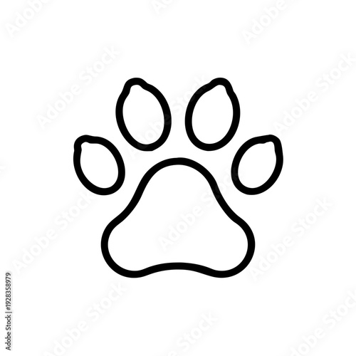 Paw Print for web and graphic design