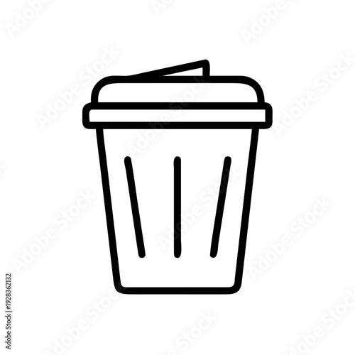 Trash Can for web and graphic design