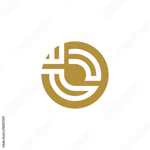 CT TC C T abstract vector logo monogram template