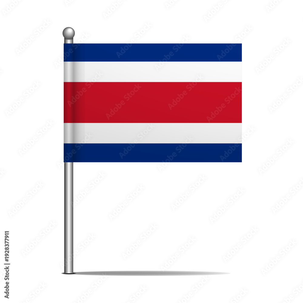 Fototapeta premium pin Costa Rica