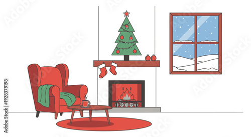 Blue backpack illustration on white background for education and travel