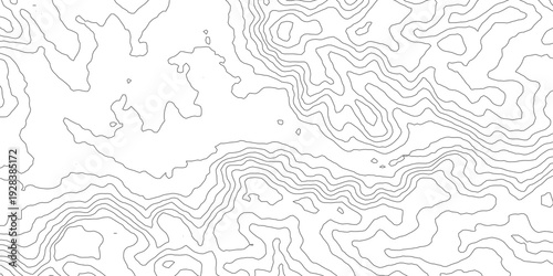 Mapa topográfico. Curvas de nivel. Cartografía. Curvas de nivel 