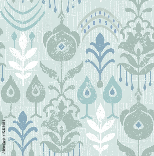 abstract seamless motif fabric patterns, abstract ikat, carpet, fabric, batik