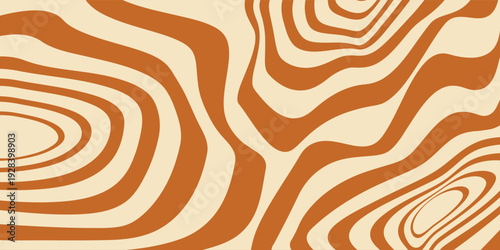 Swirl Caramel Pattern. Vector Splash Caramel Sauce Background. Swirl Peanut Butter Texture. Toffee and Milk Pattern. EPS 10
