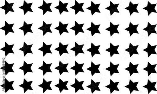 Black star shapes vector collection, unique designs for logos, badges, emblems. Includes classic, shooting, glowing stars. Perfect star icon for patterns, vector illustration .