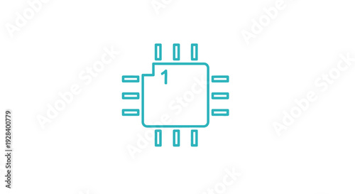 Microchip Electronic Circuit Board Component.