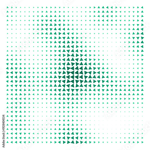 Vector Field Grid of Triangles - Abstract Purple Triangle Grid Art