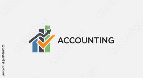 Accounting Logo Design Elements and Symbol.