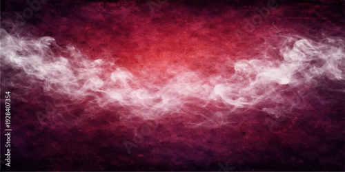 An abstract grunge background featuring dark stormy clouds, lightning, and intense textures in shades of red and white