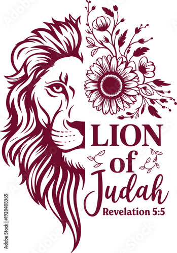 The Lion of Judah Svg, Revelation 5:5 Svg, Jesus Lion of Judah Svg