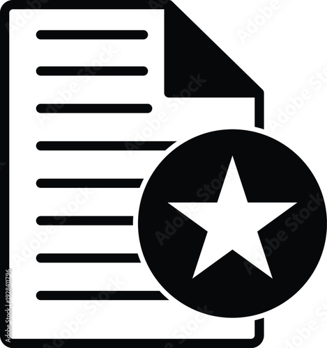 Vector icon documents
