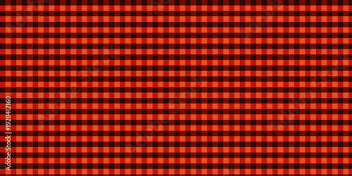 Gingham geometric seamless checkered square pattern. Fabric art overlapping stripes design. Vector plaid tablecloth textile cotton fabric or blanket design.