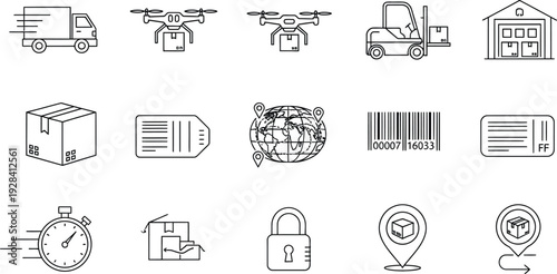 set of icons for web