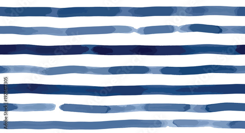 Abstract wavy horizontal blue lines pattern viewed from directly above in a modern graphic illustration style