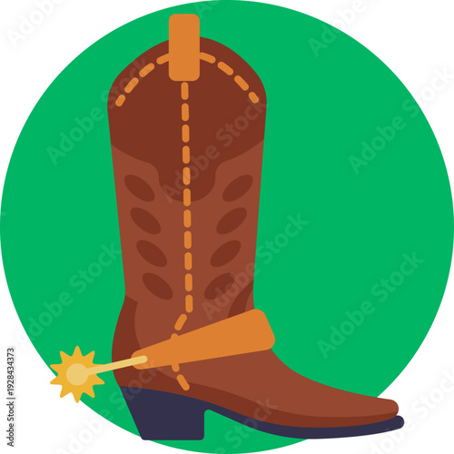 A stylized outline of the United States shaped like a boot, commonly used to represent the country in a simplified, playful visual form.
