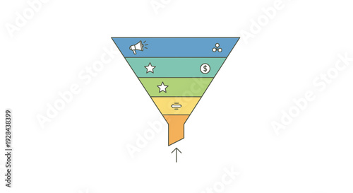 Sales Funnel Marketing Strategy Business Process Flowchart