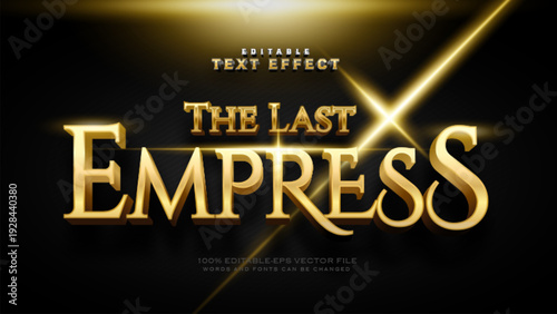 The Last Empress Text Effect
