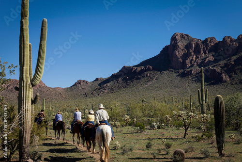 Tucson, Arizona, United States.  White Stallion Dude Ranch