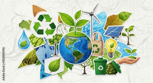 Eco-Friendly World - Sustainable Practices and Environmental Conservation.