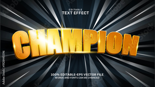 Champion Text Effect