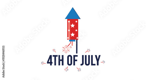 4th of July firework icon