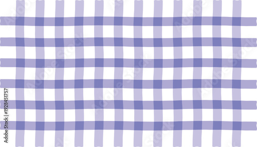 Vibrant purple and white gingham pattern