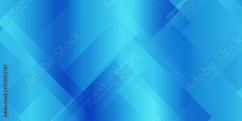 Blue abstract geometric background with overlapping transparent squares and diagonal lines for modern corporate design