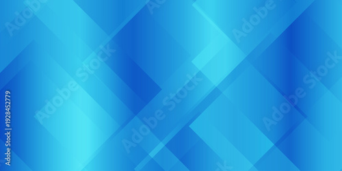 Blue abstract geometric background with overlapping transparent squares and diagonal lines for modern corporate design