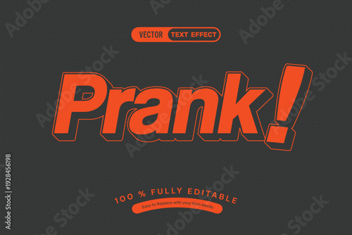 3D Prank Editable Text Effect