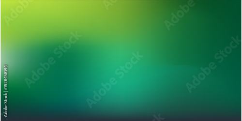 Abstract green gradient background with smooth blur and soft color transitions, modern minimal design for nature, technology, and business themes.
