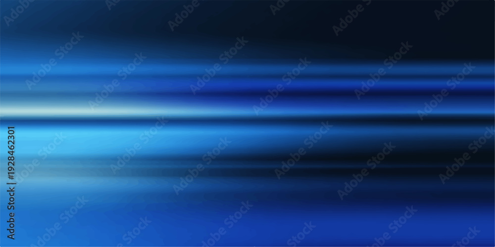 Fototapeta premium Abstract blue background with light lines and smooth gradient texture design