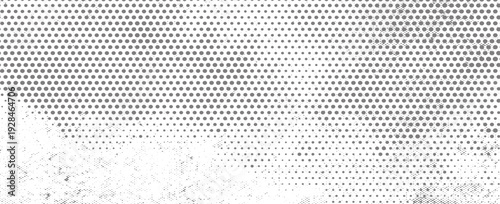 Vector fabric texture. Distressed texture of weaving fabric. Grunge background. Abstract halftone vector illustration. Overlay to create interesting effect and depth. Black isolated on white.
