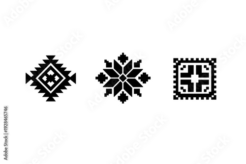 This minimalist white line drawing features a geometric hexagon with internal lines forming a three-dimensional cube perspective, set against a dark background for a modern look.