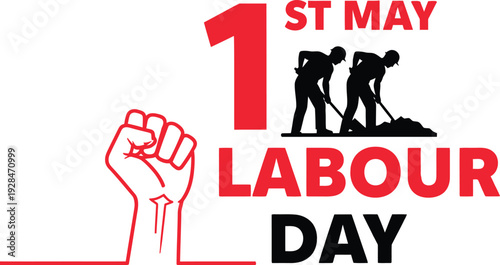 Labor day celebration on may 1st workers rights movement