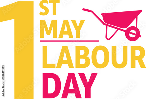 Labor day celebration with workers and laborers on may 1st