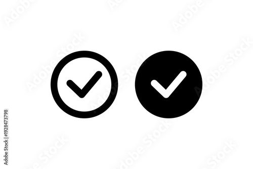 Check Mark Approved Icon Vector