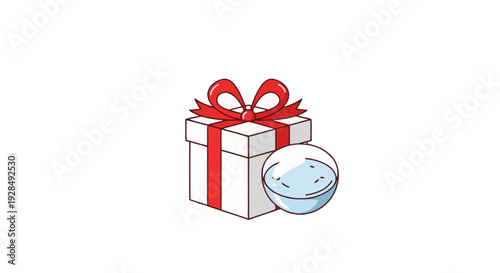 A Conceptual Visual Of Gift Giving And Mystery Combined In A Symbolic Illustration