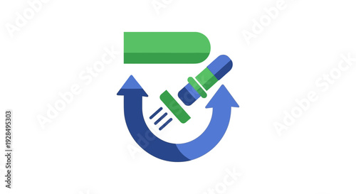 Abstract Concept of Graphic Design Process, Iteration, and Creative Workflow Creation