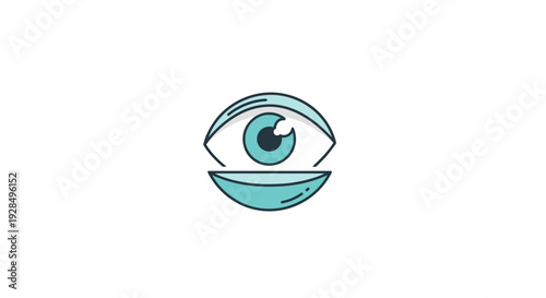 Abstract Eye Icon Representation Focused on Vision and Human Perception