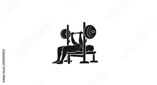 Person Lifting Weights in Gym for Strength Training