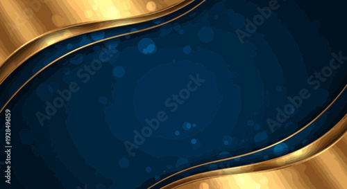 abstract golden wave design, luxury background