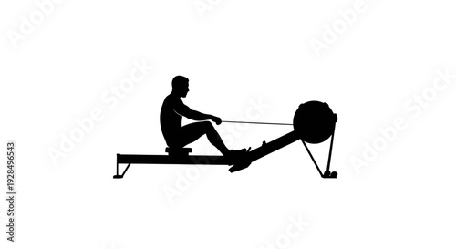 Silhouette of Person Rowing a Canoe on Calm Water