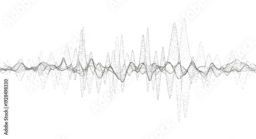 abstract sound wave pattern, audio spectrum visualization