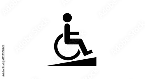 Accessibility Symbol Of Inclusion For Wheelchair Users Representing Support And Access